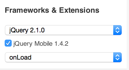 Jsfiddle jquery mobile